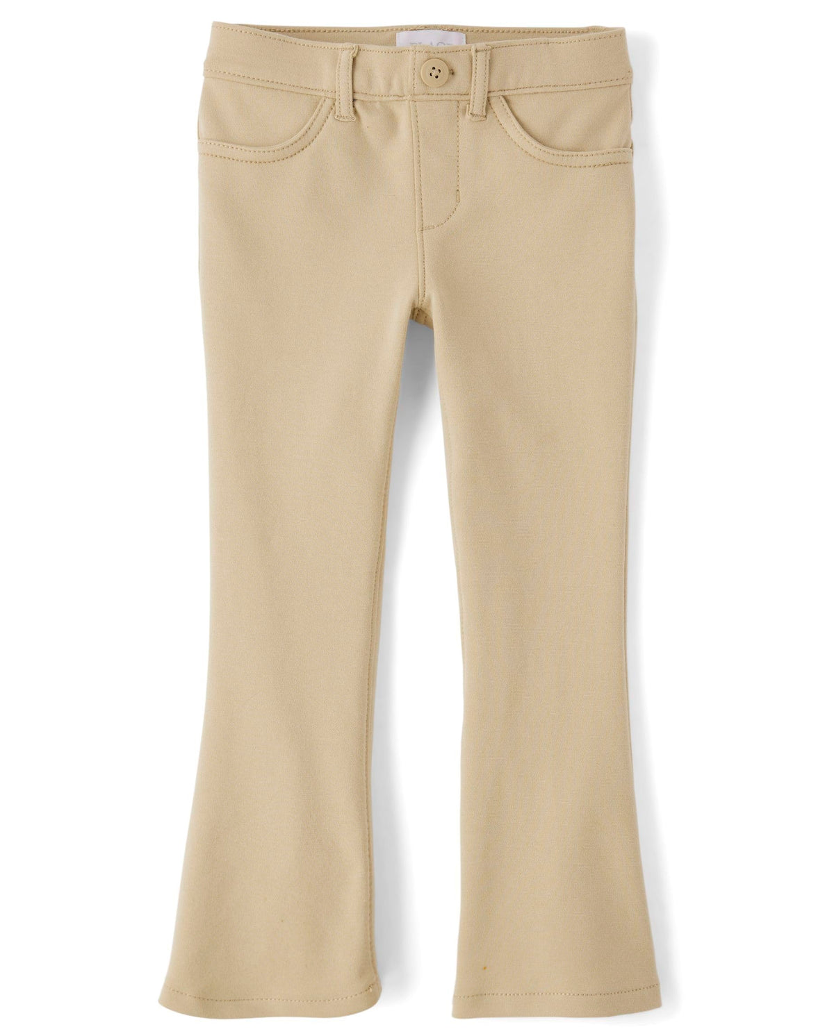 The Children's Place Girls' Uniform Ponte Flare Leg Pants