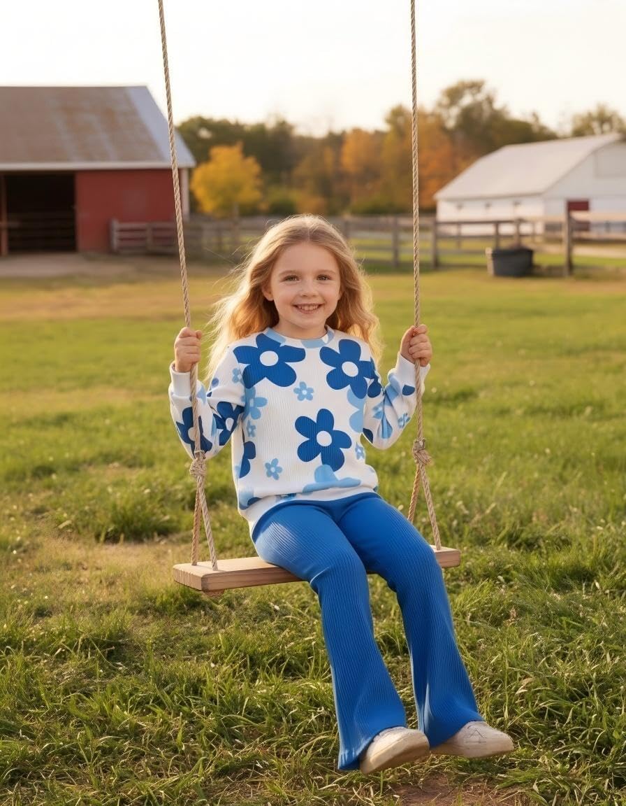 Toddler Girl Clothes Long Sleeve Fall Outfits for Girls 2-7 Years