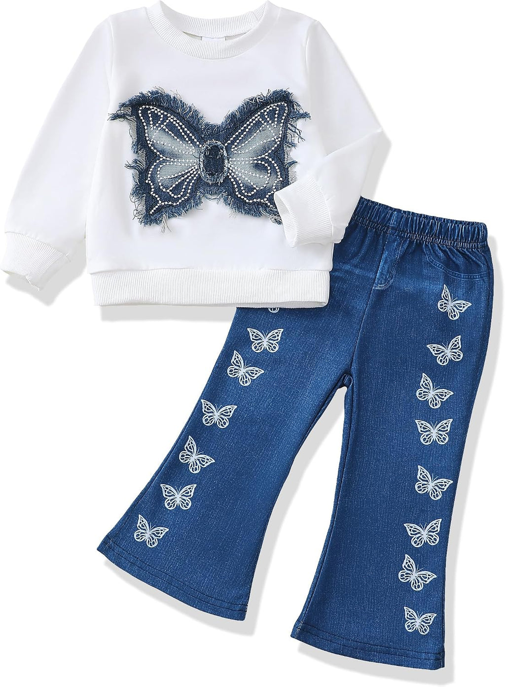 Renotemy Toddler Baby Girl Clothes Fall Winter Outfits Gifts 12Months-5T
