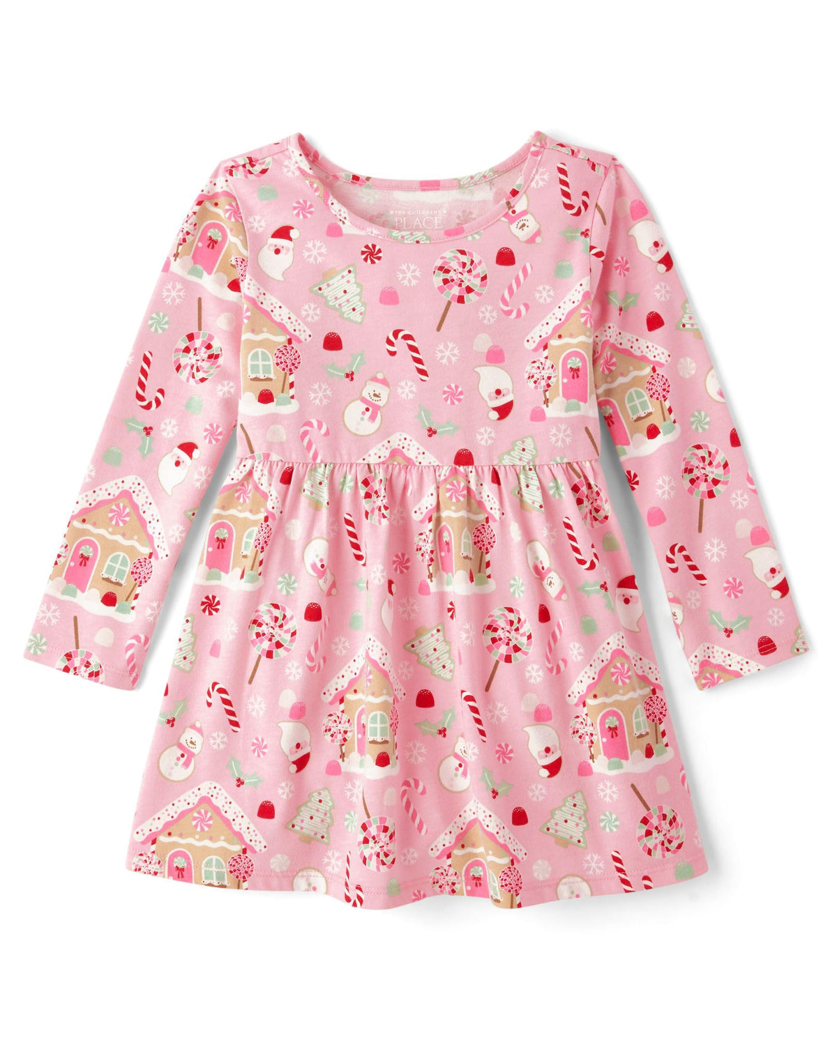 The Children's Place Girls and Toddler Skater Dress, Long Sleeve