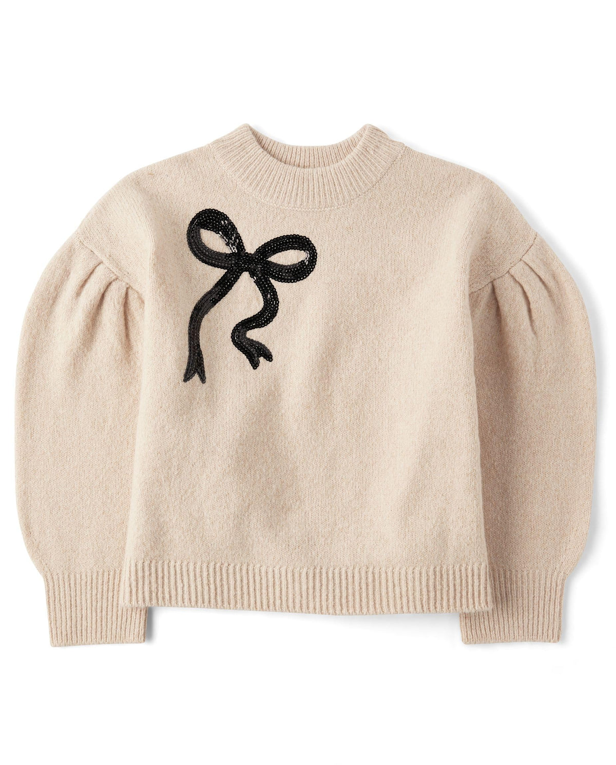 The Children's Place Girls' Long Sleeve Crew Neck Pullover Sweater