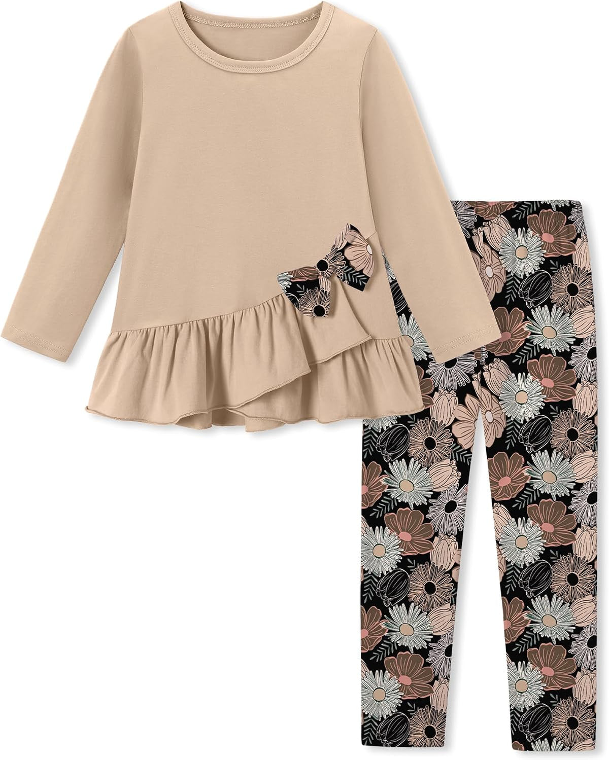 Toddler Girl Clothes 18M-8T Girls Fall Winter Outfit 2Pcs Set