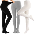 3 Pack Girls Tights Toddler Cable Knit Leggings Cotton Warm Stockings