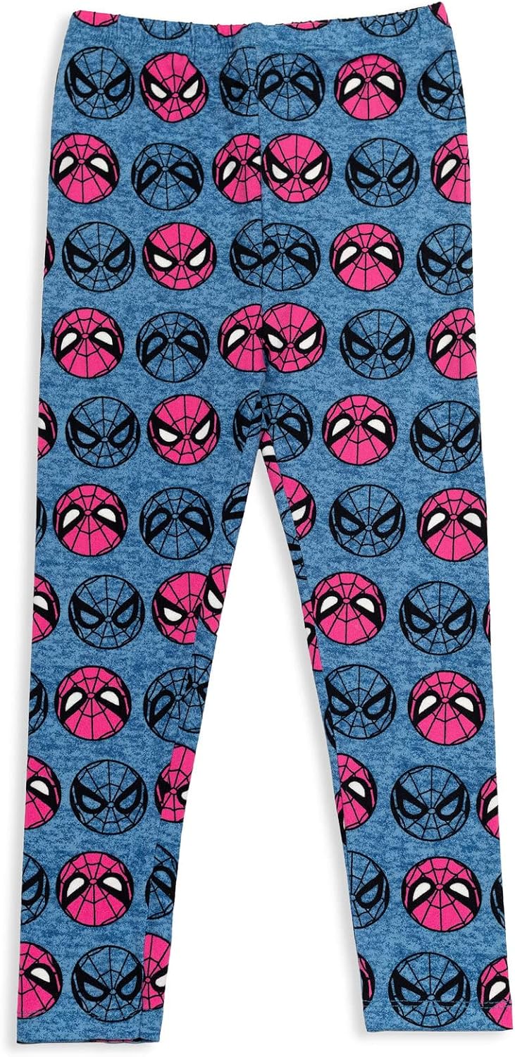 Marvel Girls' 2-Piece T-Shirt and Leggings Set Toddler to Big Kid
