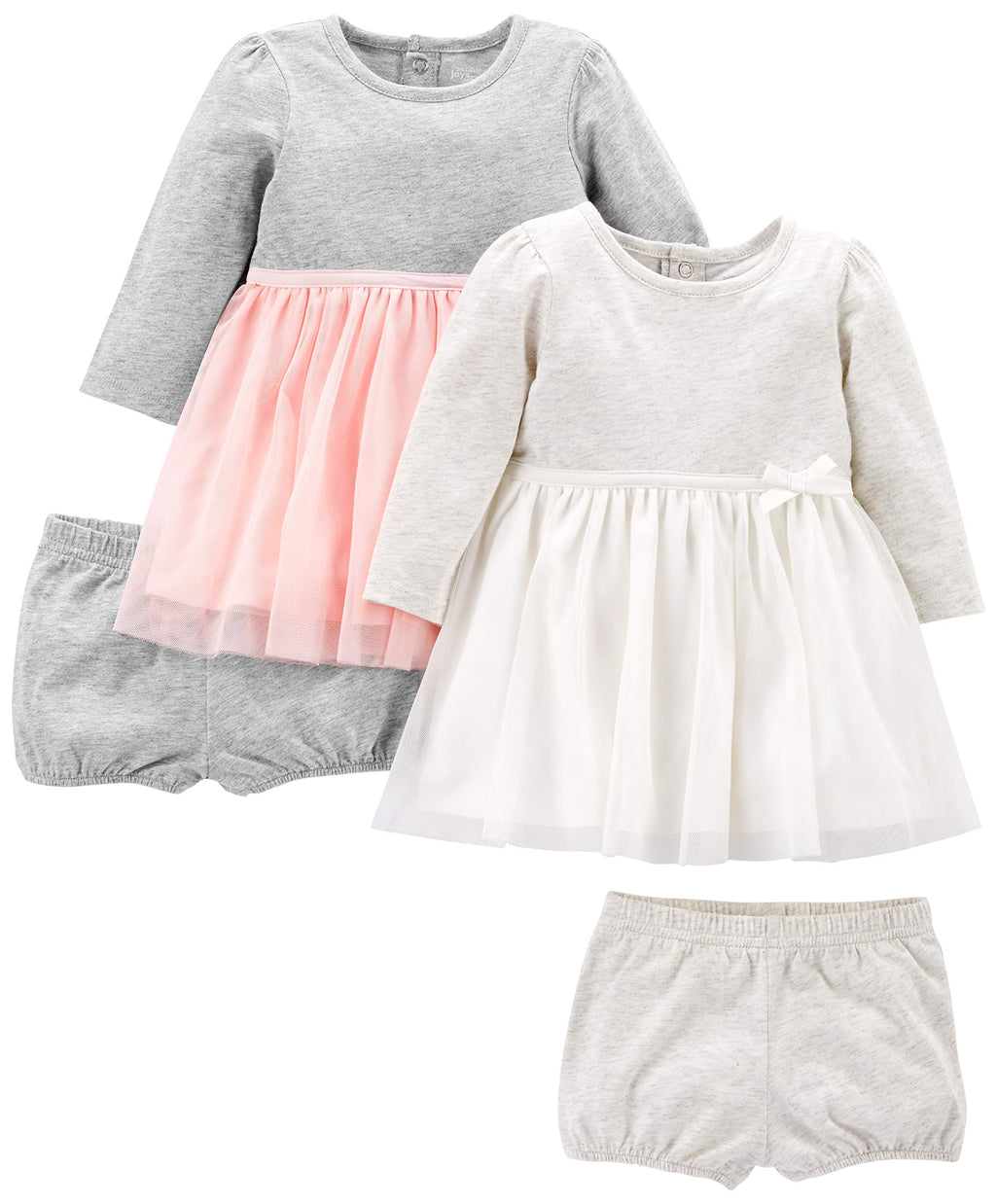 Simple Joys by Carter's Girls 2-Pack Long-Sleeve Dress Set