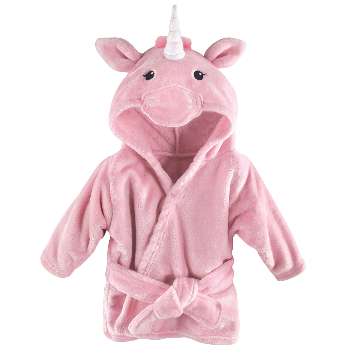 Hudson Baby Unisex Baby Plush Animal Face Bathrobe