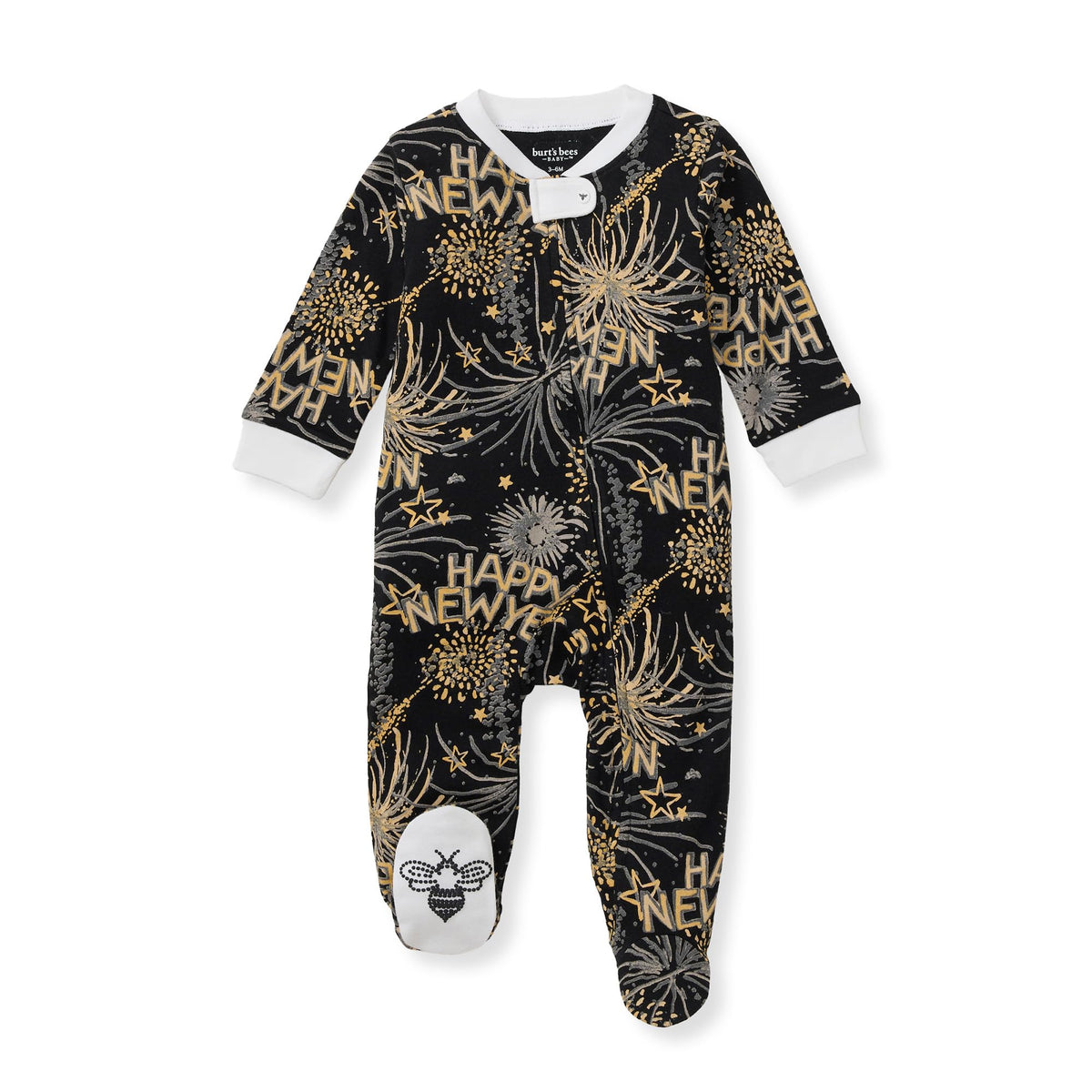 Burt's Bees Baby Boys Footless Pajamas, Sleep and Play Loose Fit, 100% Organic Cotton Soft One-piece PJs, Sizes NB to 6-9 Months