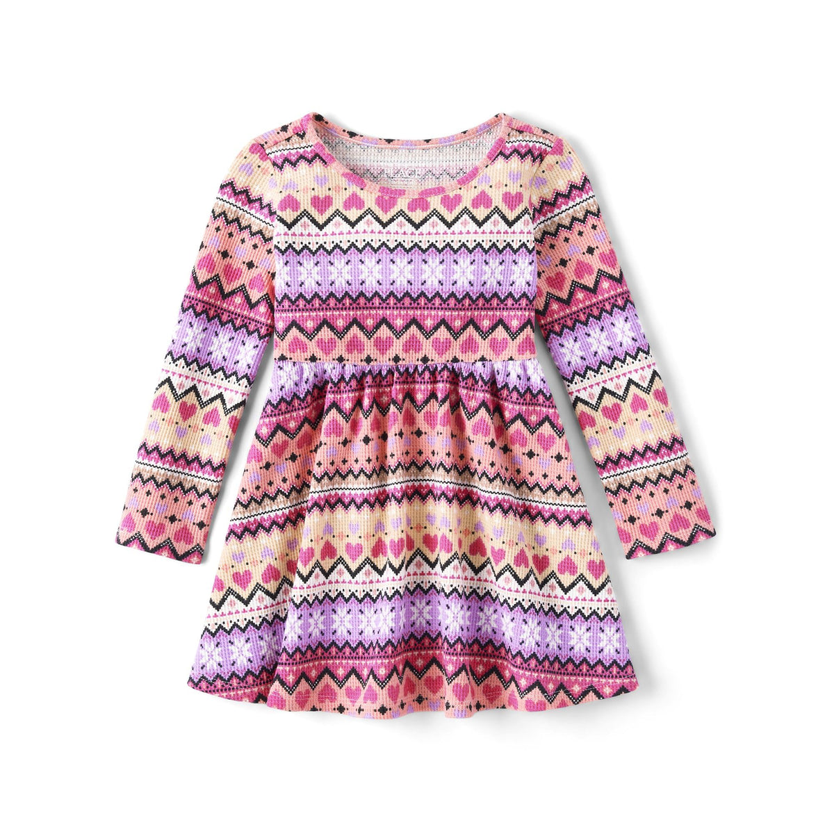 The Children's Place Girls and Toddler Skater Dress, Long Sleeve