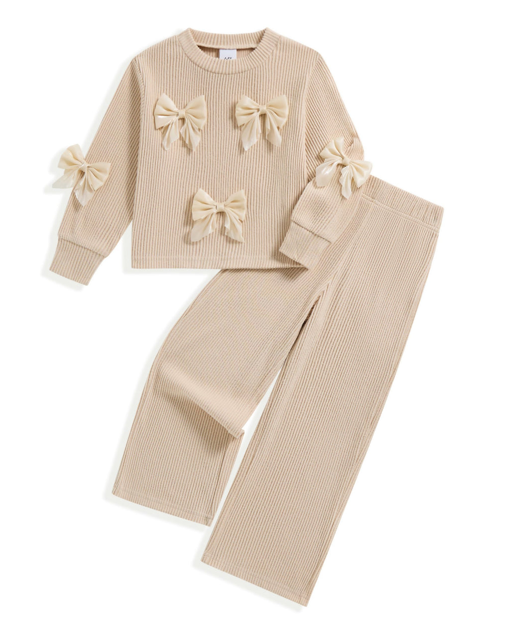 Toddler Girl Clothes 2 Piece Little Girls Bowknot Fall Outfits
