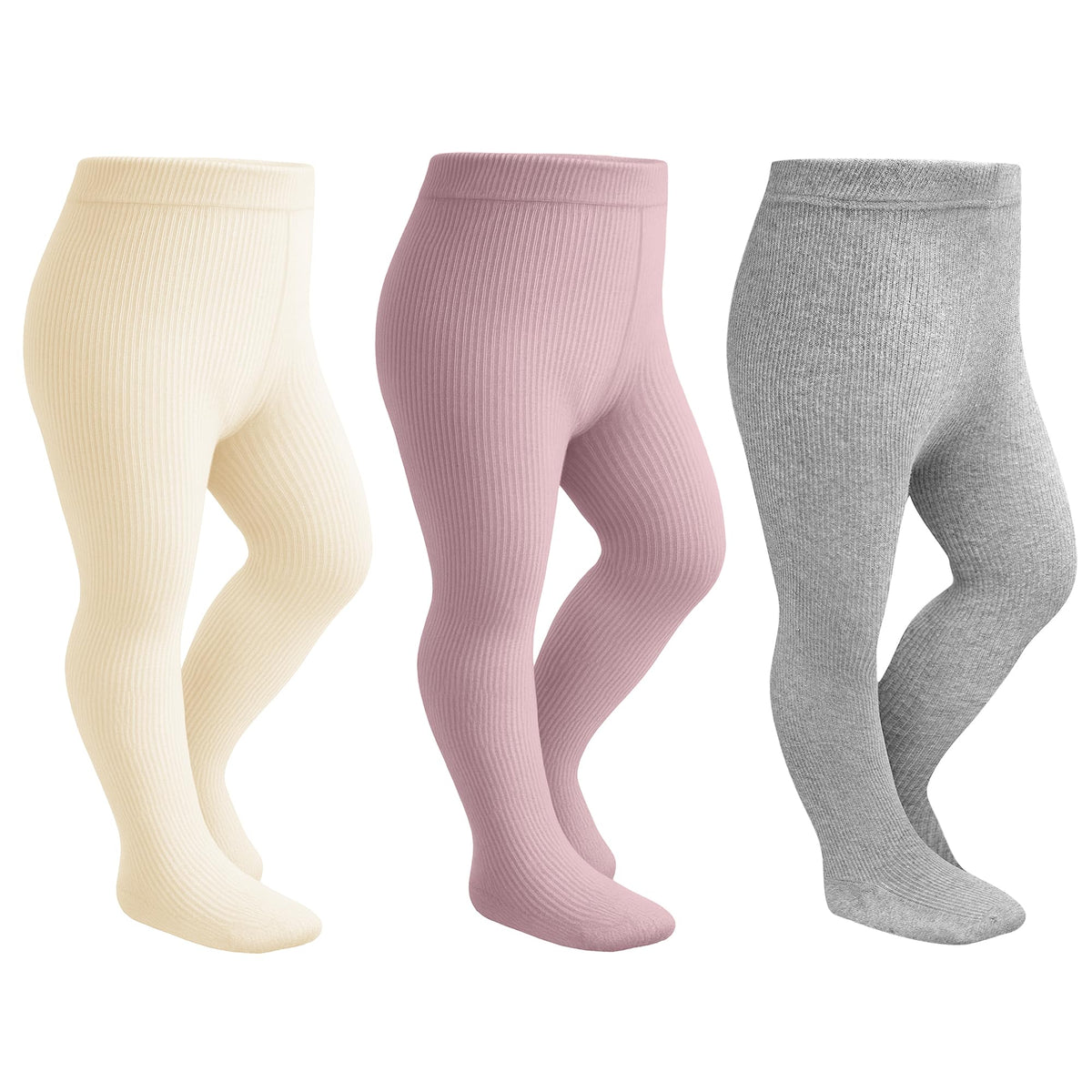 Stelle Toddler Girls Tights Baby Cable Knit Stockings Thick Cotton Legging