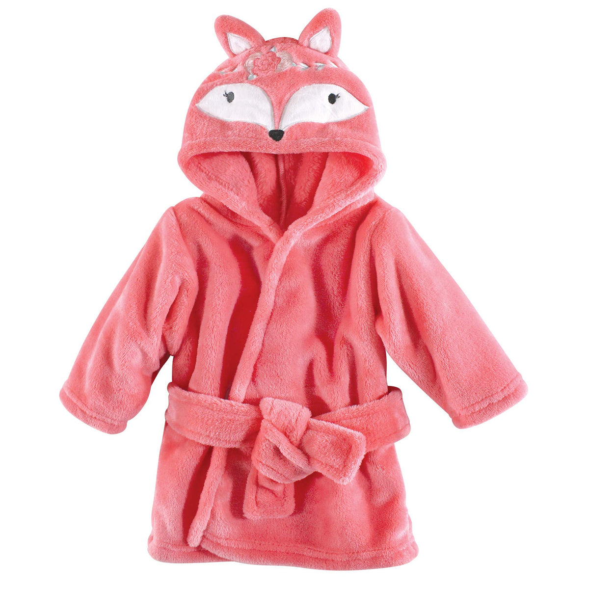 Hudson Baby Unisex Baby Plush Animal Face Bathrobe