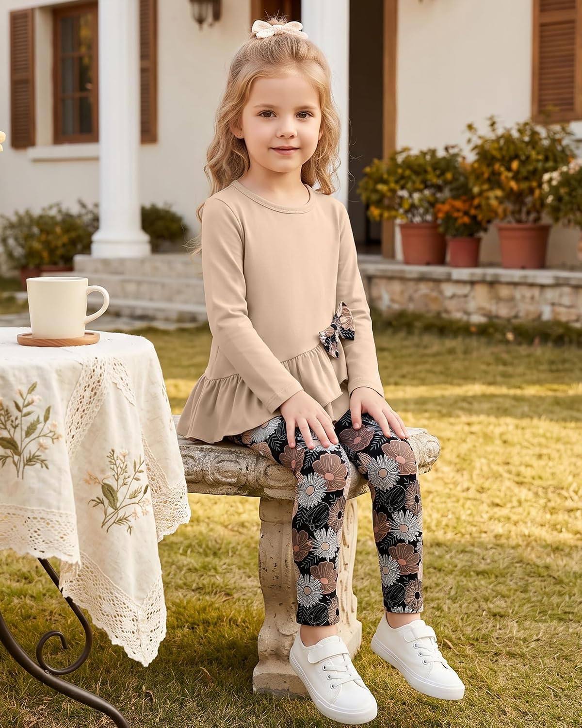 Toddler Girl Clothes 18M-8T Girls Fall Winter Outfit 2Pcs Set