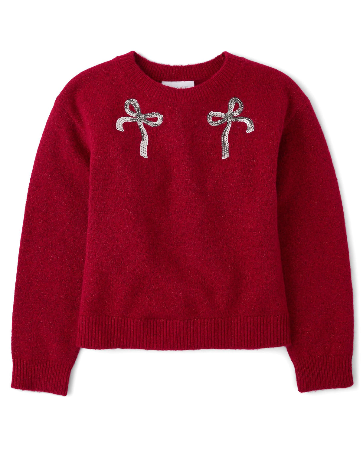 The Children's Place Girls' Long Sleeve Crew Neck Pullover Sweater