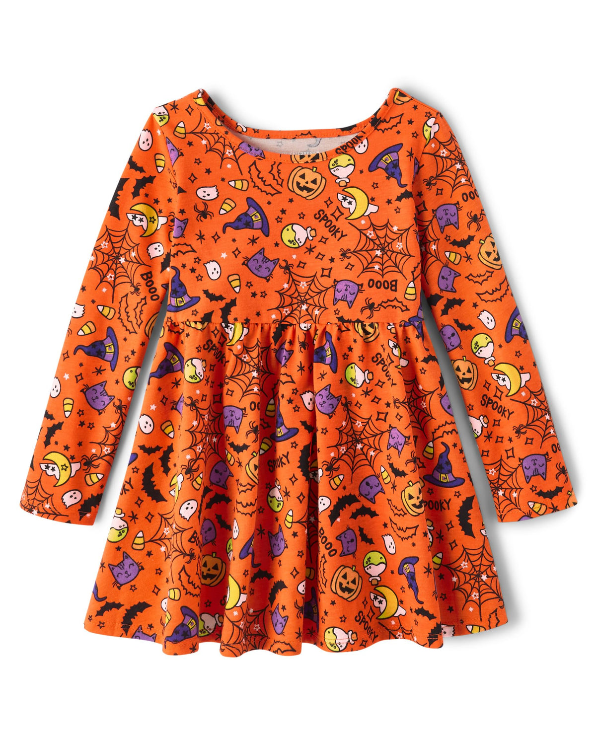 The Children's Place Girls and Toddler Skater Dress, Long Sleeve