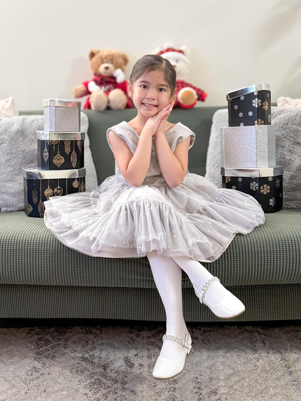 Stelle Toddler Girls Tights Baby Cable Knit Stockings Thick Cotton Legging