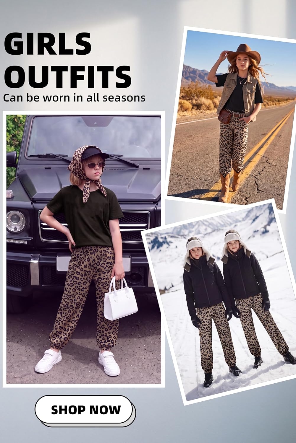 Arshiner Girls Outfits Fashion Short Sleeve Tops and Jogger Pants Set