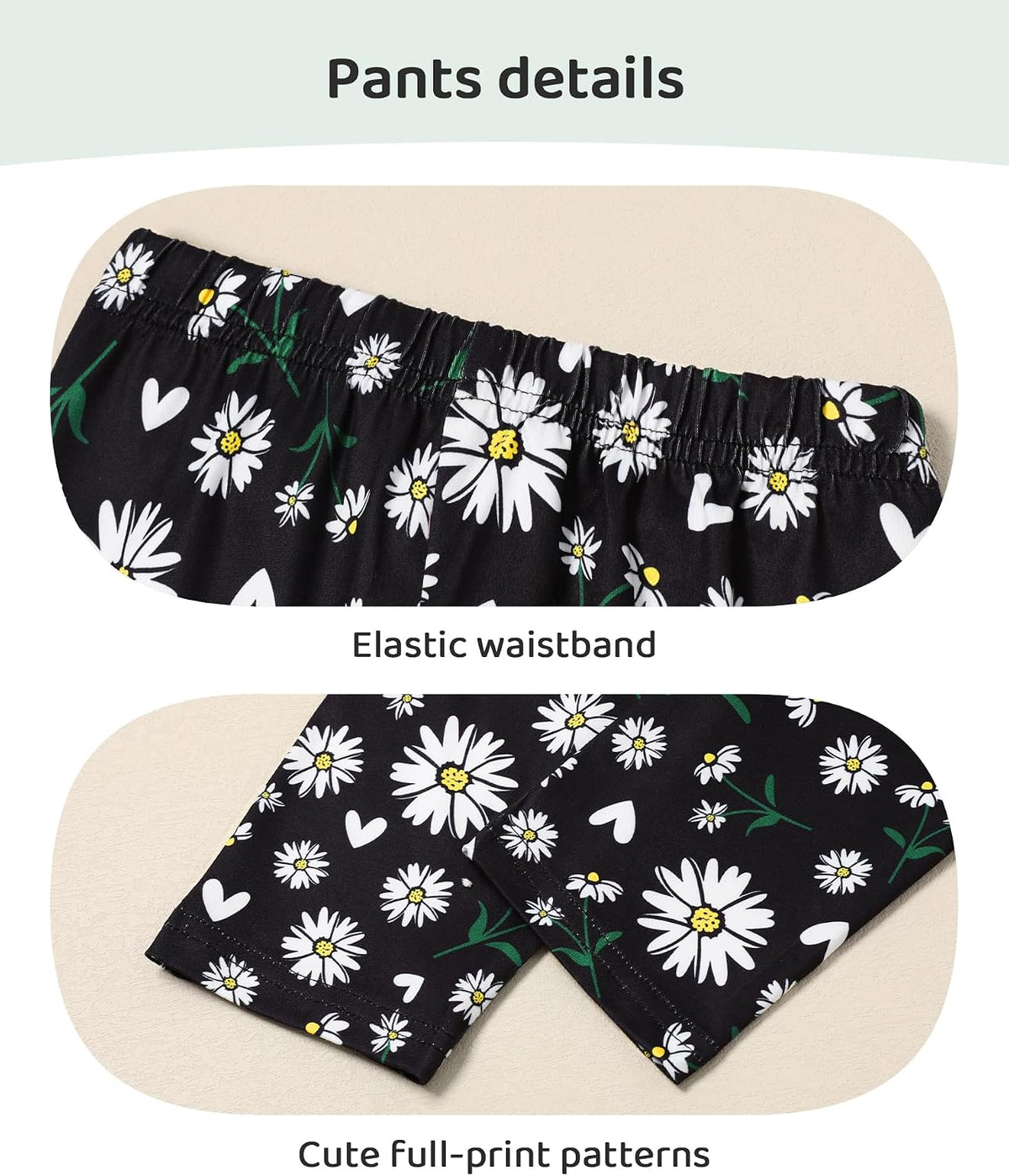 CARETOO Girls' clothing sets Fall Long Sleeve Top Pants Set Size 2-10