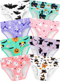 Girls Underwear, Soft Cotton Tagless Breathable Panties, 8-Pack, 18M-12Y