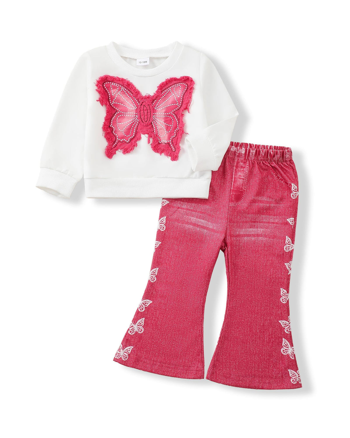 Renotemy Toddler Baby Girl Clothes Fall Winter Outfits Gifts 12Months-5T
