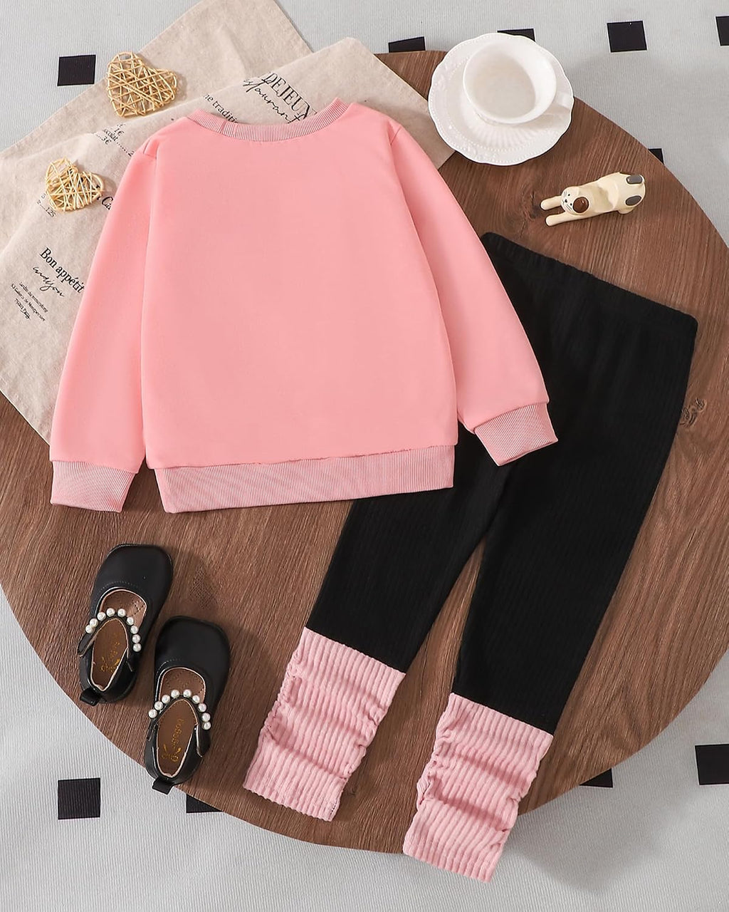 Toddler Girl Clothes Little Kids Fall Outfits Winter Sweatshirt Pants Set