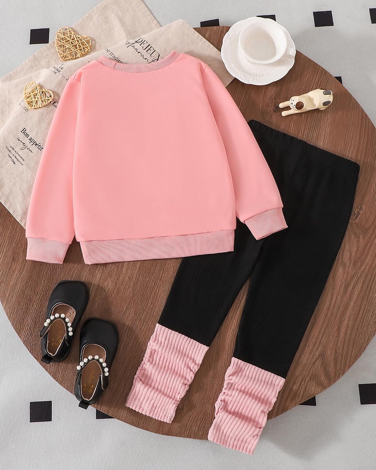 Toddler Girl Clothes Little Kids Fall Outfits Winter Sweatshirt Pants Set