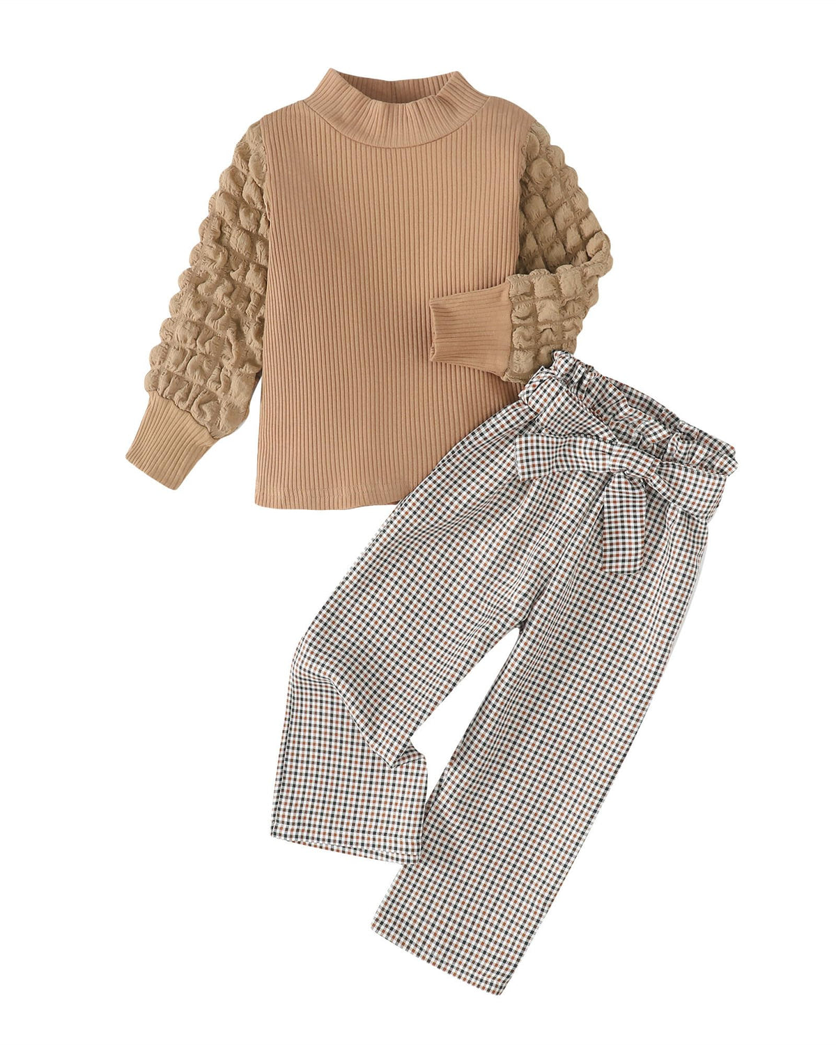 Little Girls Clothes Kids Fall Winter Outfits Pant Set for Girl Age 4-8