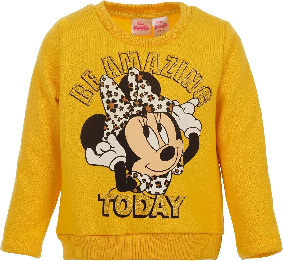 Disney Minnie Mouse Baby Girls Fleece Sweatshirt and Leggings Outfit Set Infant to Big Kid