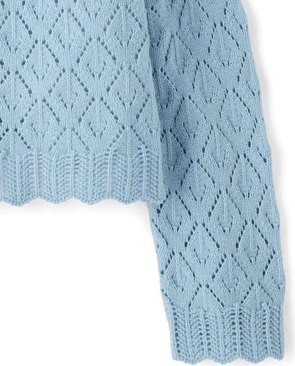 The Children's Place Girls' Long Sleeve Crew Neck Pullover Sweater