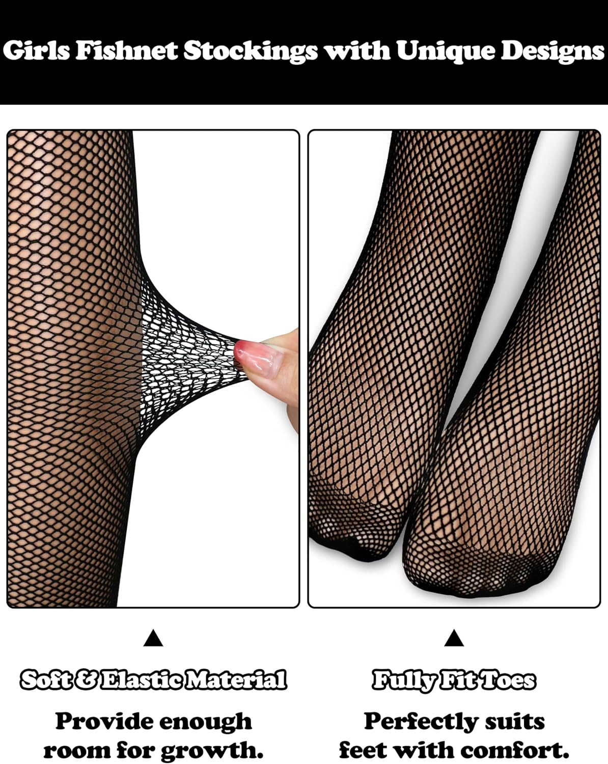 Sarfel Kids Fishnet Stockings Girls Fishnet Tights Toddler Glitter Tights Sparkle Tights for Girl Halloween Tights Rhinestone