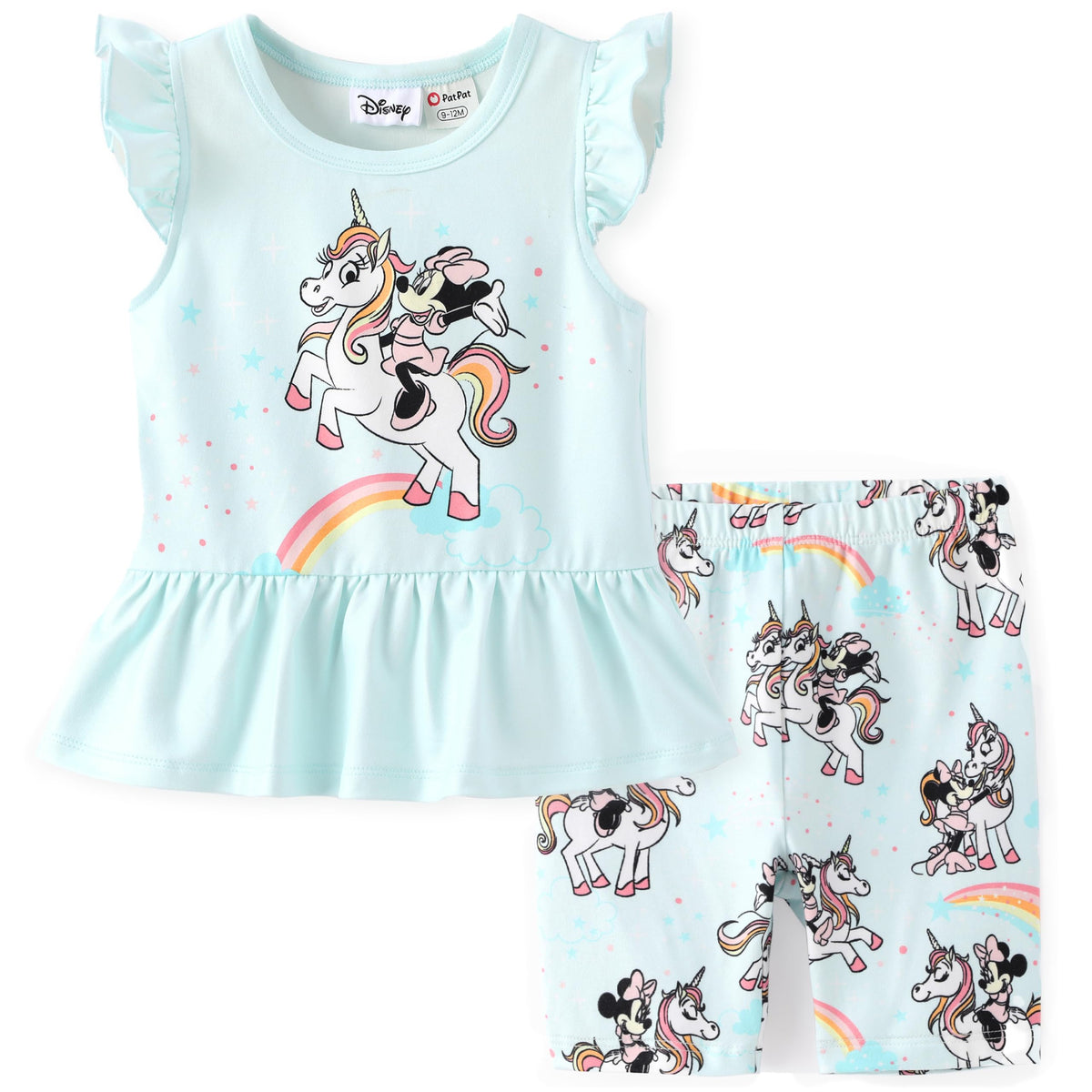 Disney Toddler Girls Clothes Long Sleeve Shirt Leggings 2pcs Outfits Set