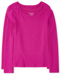 The Children's Place Girls Basic Long Sleeve Layering Tees