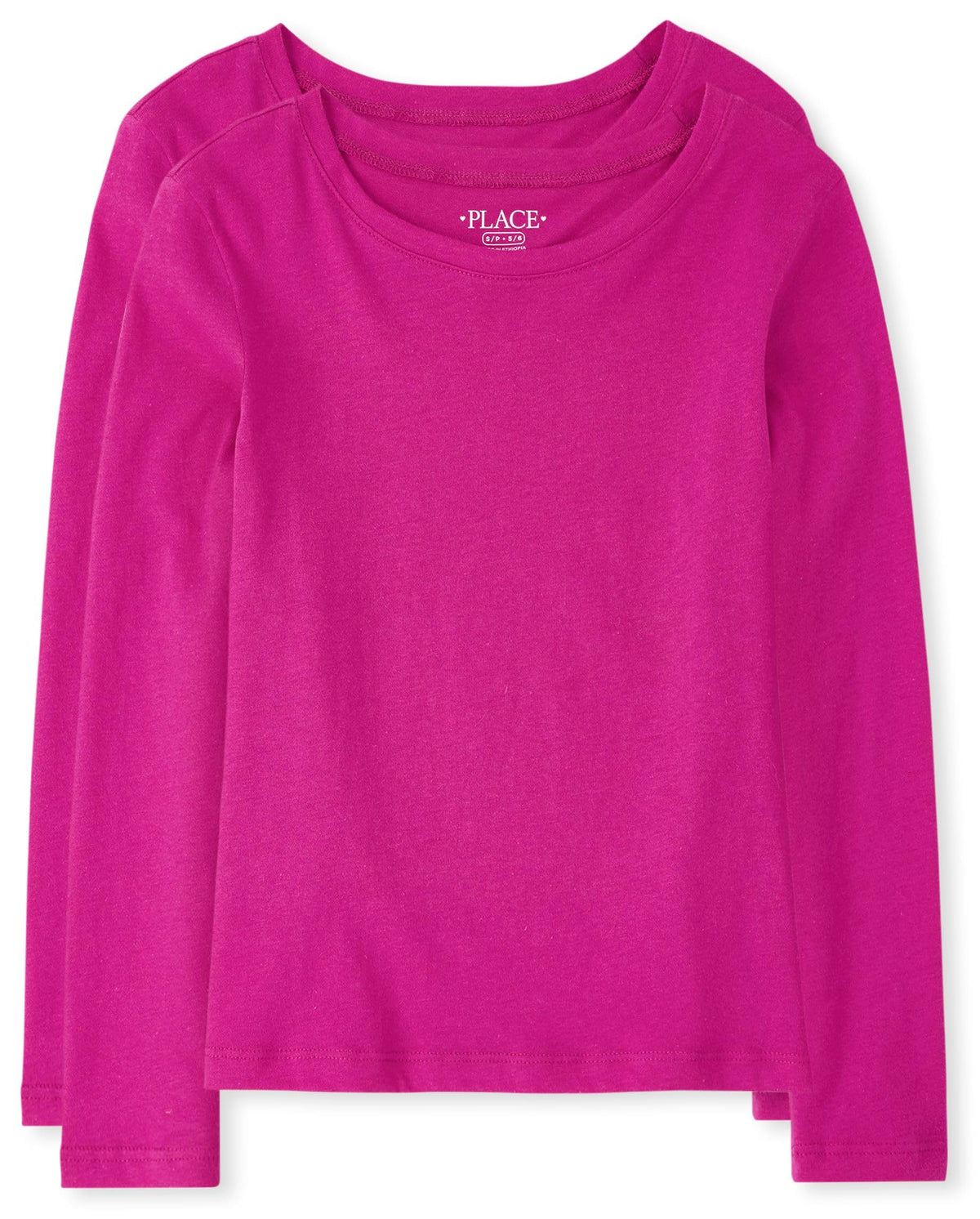 The Children's Place Girls Basic Long Sleeve Layering Tees