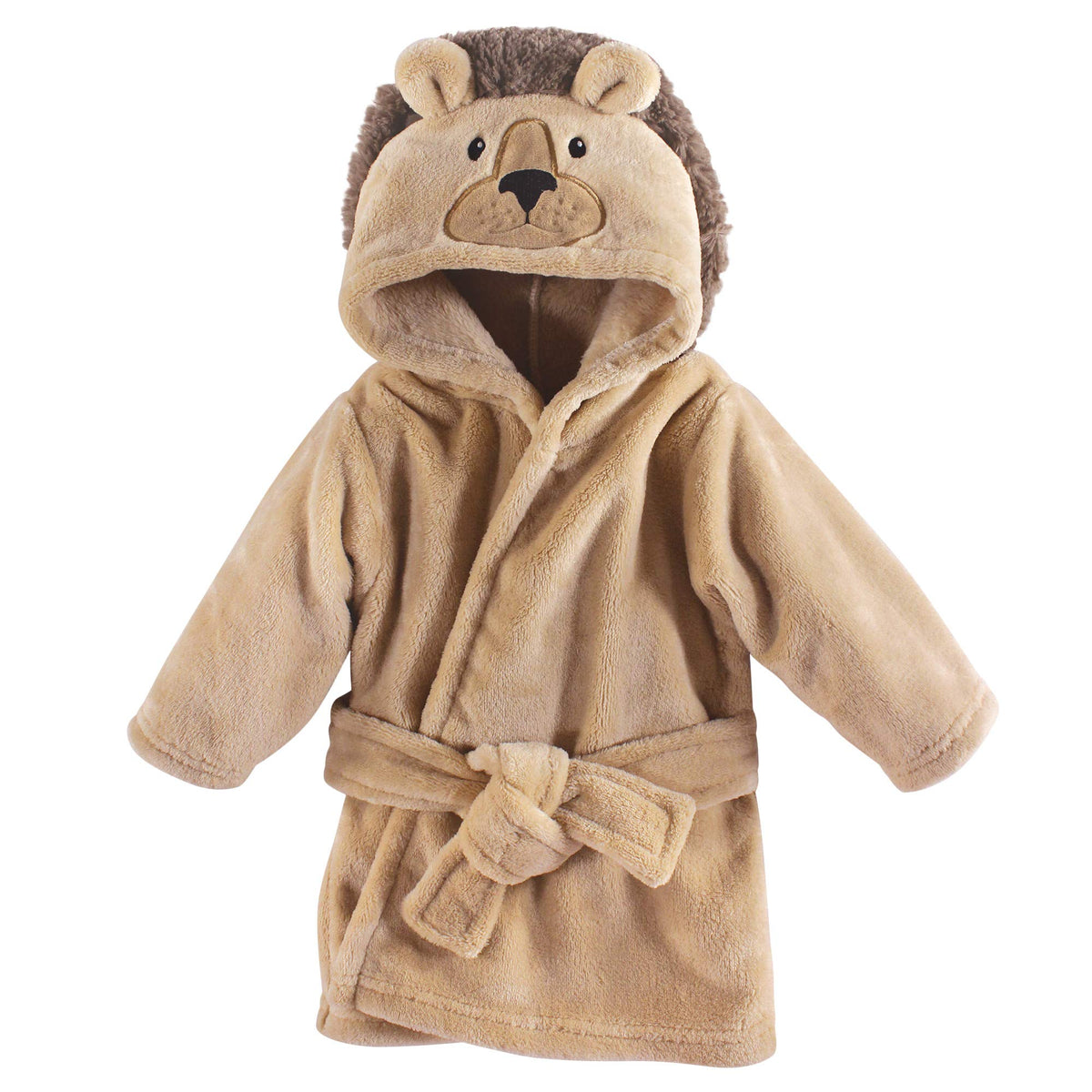Hudson Baby Unisex Baby Plush Animal Face Bathrobe