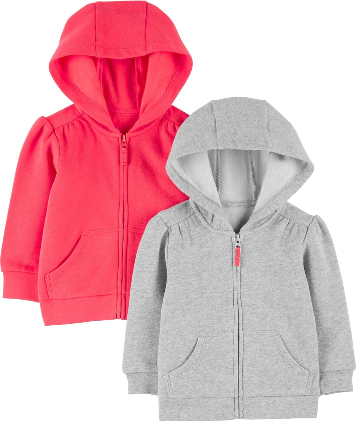 Simple Joys by Carter's Girls' 2-Pack Full Zip Hoodies