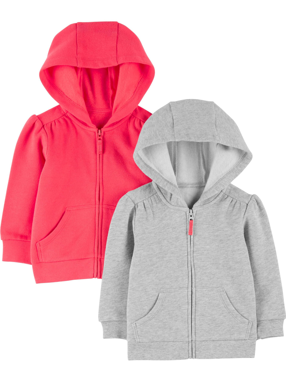 Simple Joys by Carter's Girls' 2-Pack Full Zip Hoodies