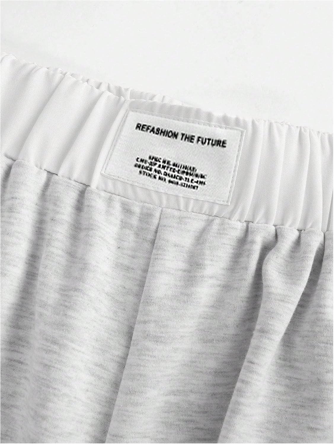 RoseSeek Girl's Wide Leg Baggy Sweatpants Patched Track Pant Joggers Trendy