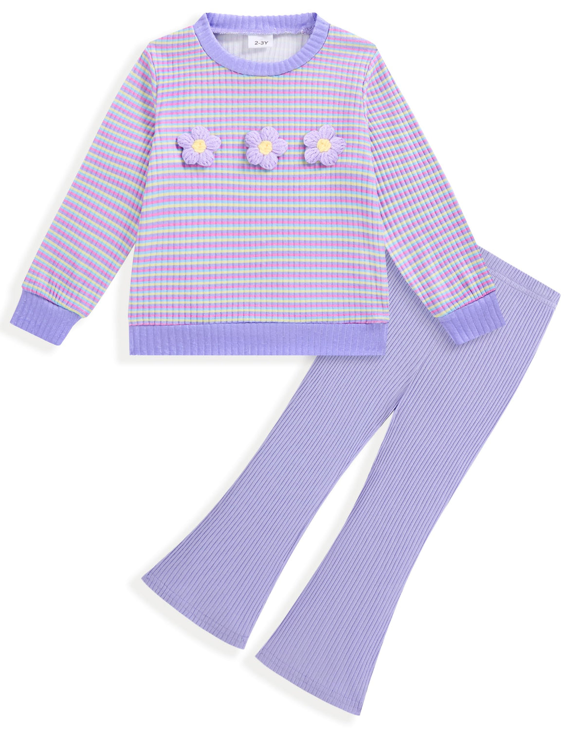 Vibebox Toddler Baby Girl Clothes Fall Winter Outfits Gift for Girls 12M-5T