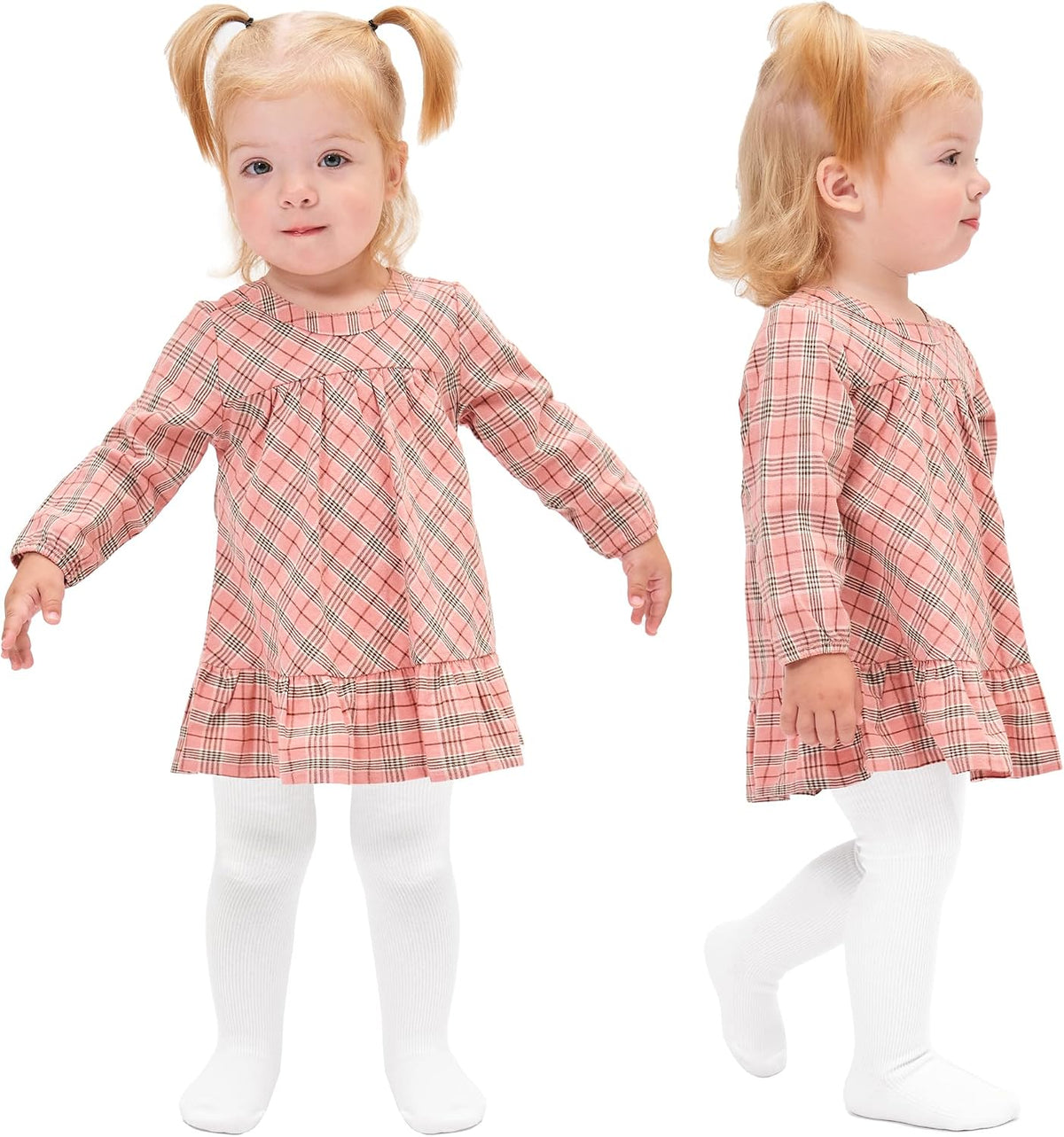 Stelle Toddler Girls Tights Baby Cable Knit Stockings Thick Cotton Legging