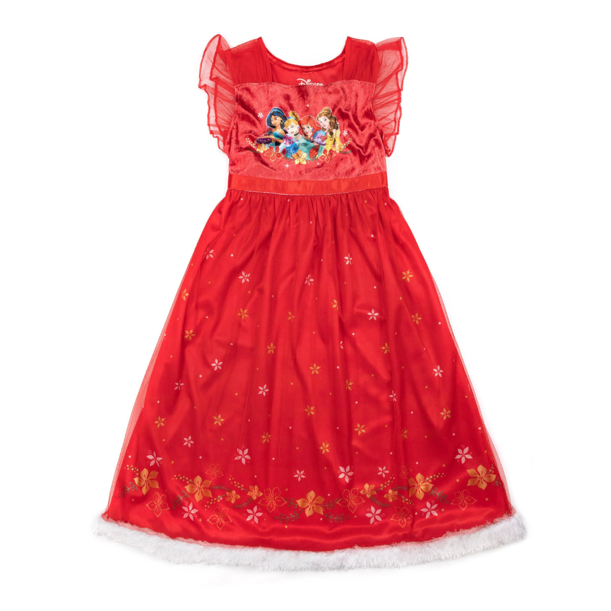 Disney Toddler/Little/Big Girls' Princess Fantasy Gown Nightgown