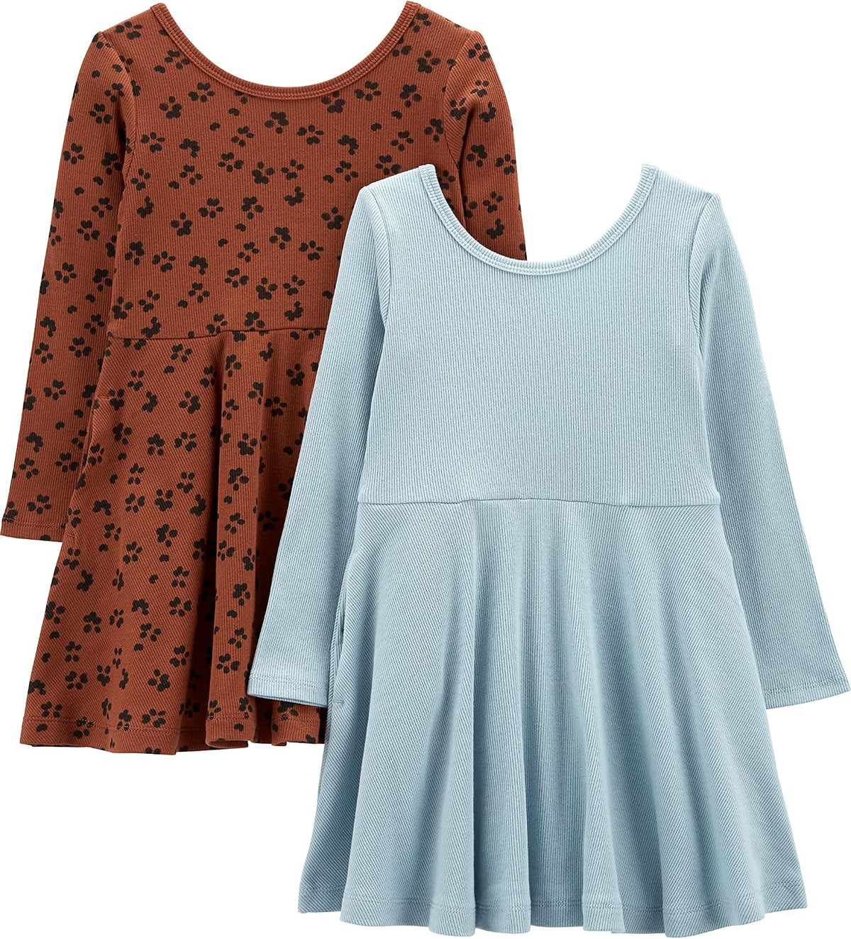 Simple Joys by Carter's Girls 2-Pack Long-Sleeve Dress Set