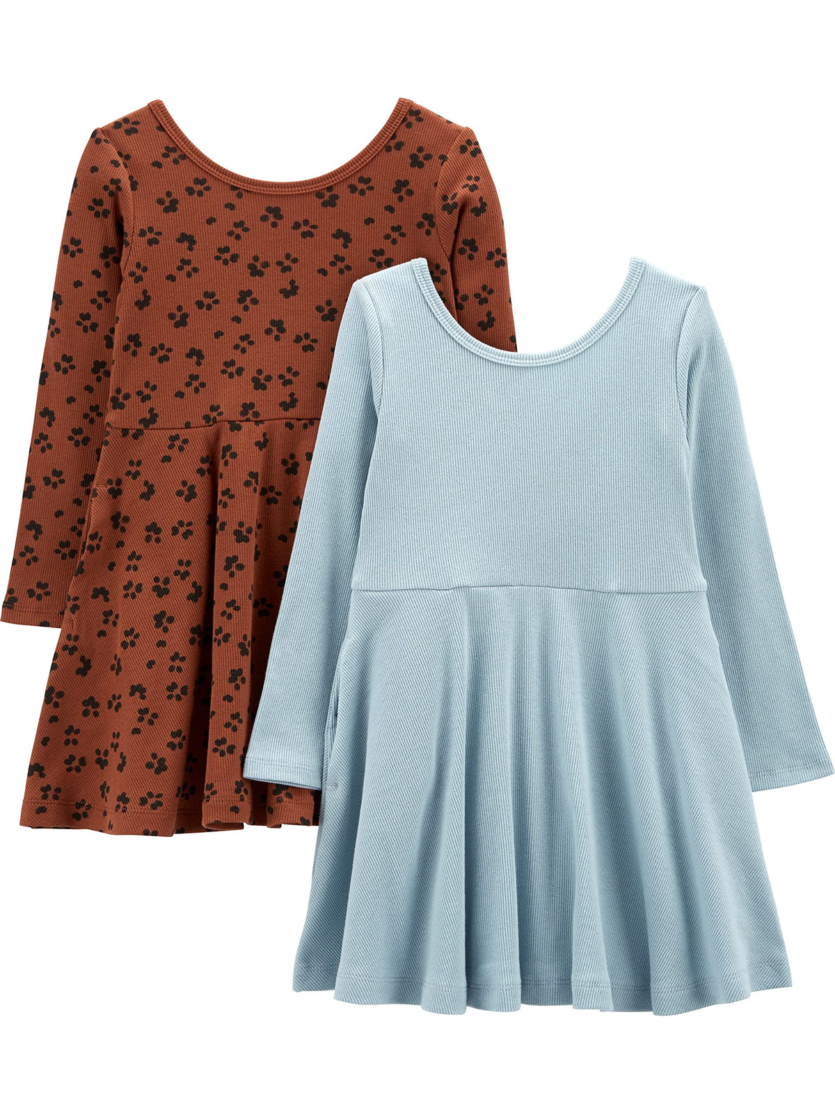 Simple Joys by Carter's Girls 2-Pack Long-Sleeve Dress Set