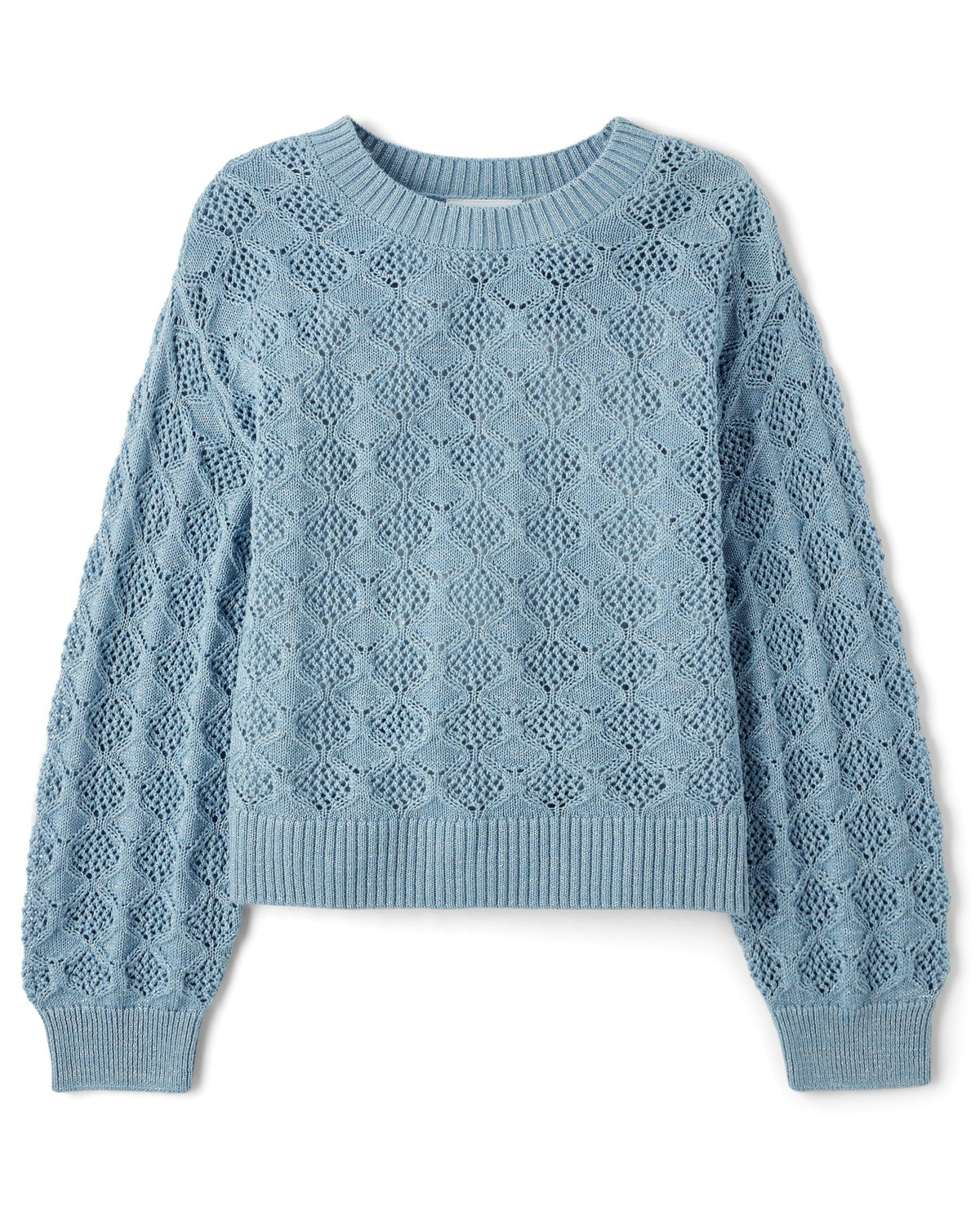 The Children's Place Girls' Long Sleeve Crew Neck Pullover Sweater