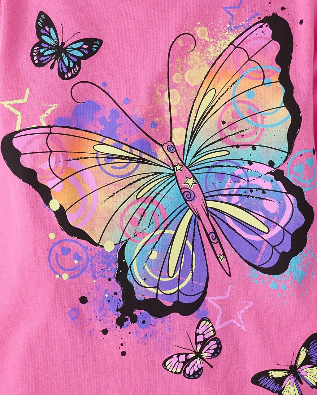 The Children's Place Girls' Unicorns,Sports,Butterflies Long Sleeve Graphic T-Shirts,5 Pack