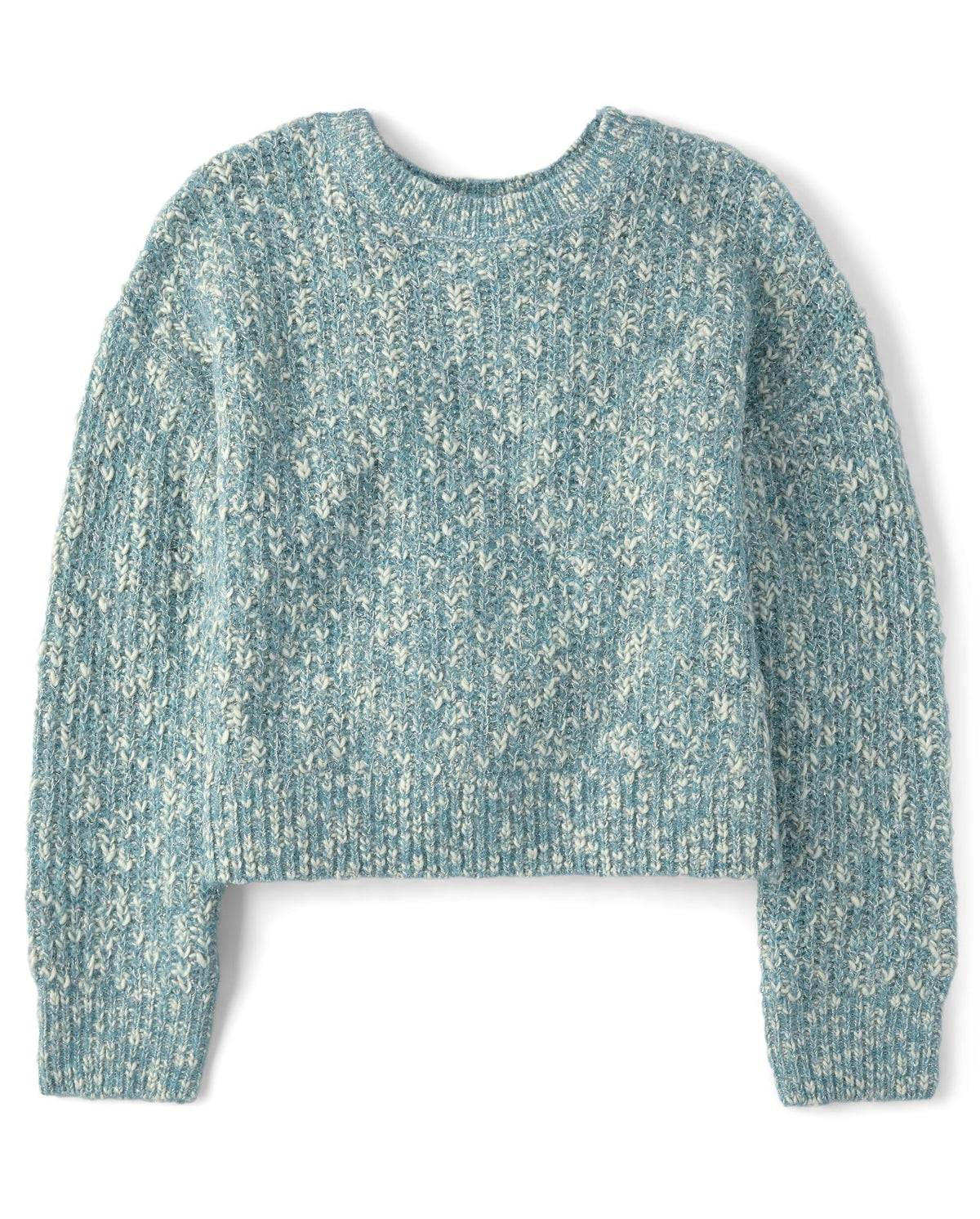 The Children's Place Girls' Long Sleeve Crew Neck Pullover Sweater