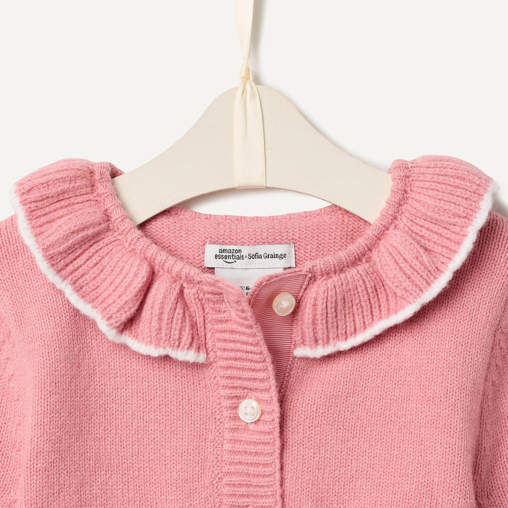 Amazon Essentials x Sofia Grainge Babies, Toddlers and Girls' Cardigan Sweater