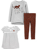Simple Joys by Carter's Baby Girls' 3-piece Playwear Set