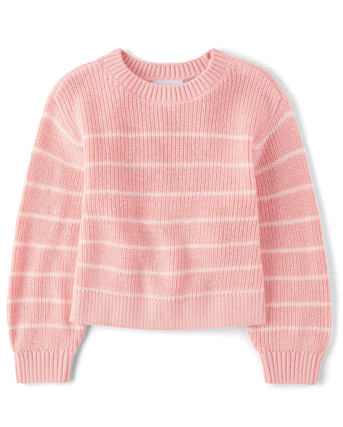 The Children's Place Girls' Long Sleeve Crew Neck Pullover Sweater