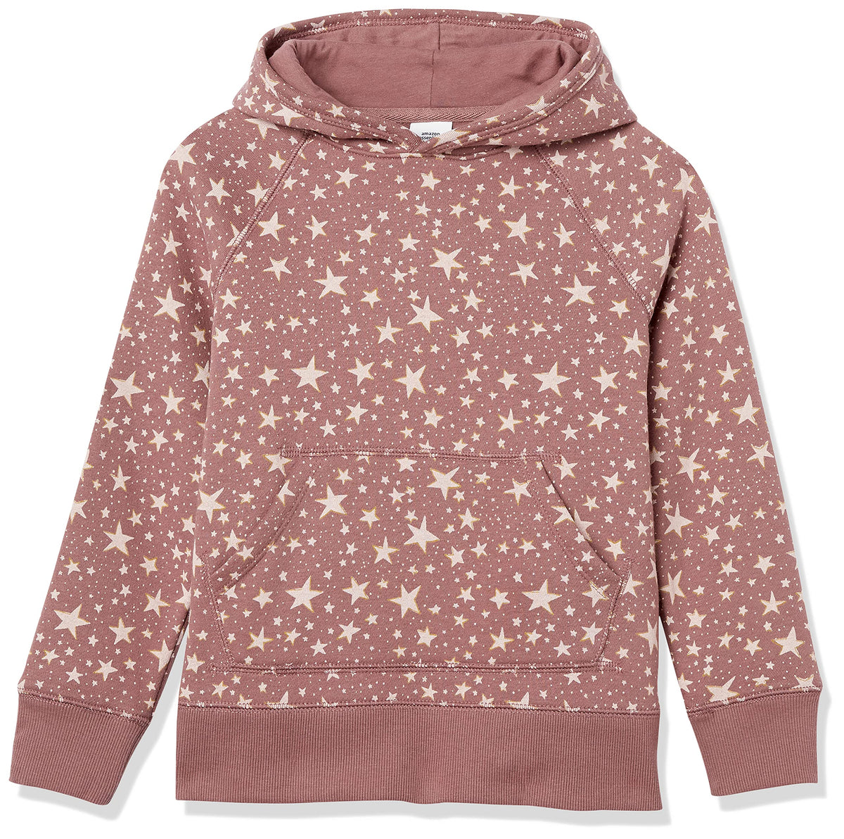 Amazon Essentials Girls and Toddlers' Pullover Hoodie Sweatshirt with Kangaroo Pocket