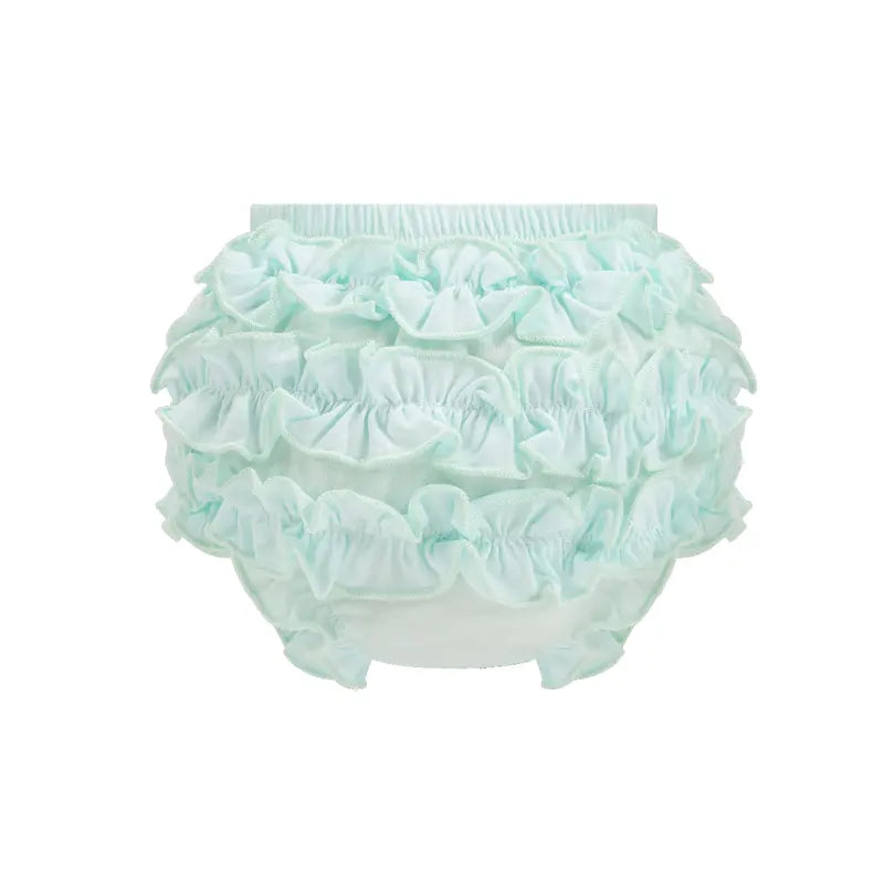 4-Pack Ruffle Cotton Girls Bloomers Solid Baby Girls Undies Toddler Cute Underwear Soft Diaper Cover for Kids Fashion Briefs Panties Clothing