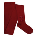 Capucine Ribbed Tights with Velvet Bows